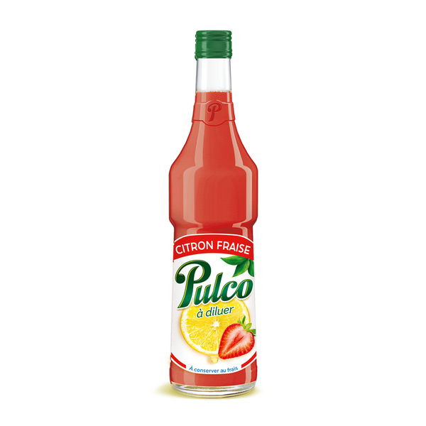 Concentré à diluer Pulco Citron Fraise - 70cl