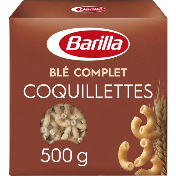 Pâtes Coquillettes au blé complet Integrale BARILLA - 500g