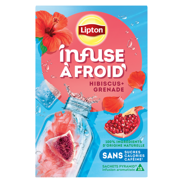 Infusion Lipton froid hibiscus x15 - 38g
