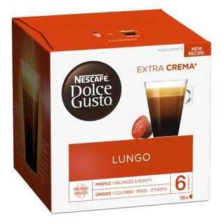 Café Dolce Gusto Nestlé Lungo - x16 capsules - 104g