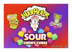 WARHEADS CHEWY CUBES THEATER BOX 113g